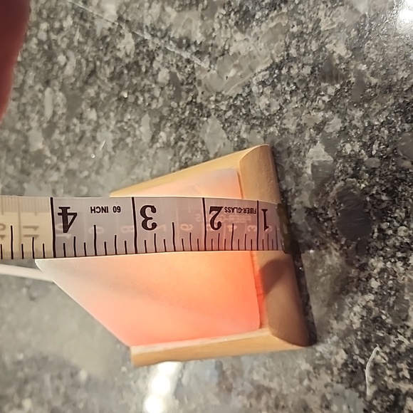 Crystal Pyramid - LED Color Changing Desk Decor 🔮🪬 - Picture 5 of 5